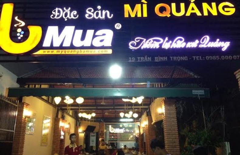 Bảng hiệu quán ăn